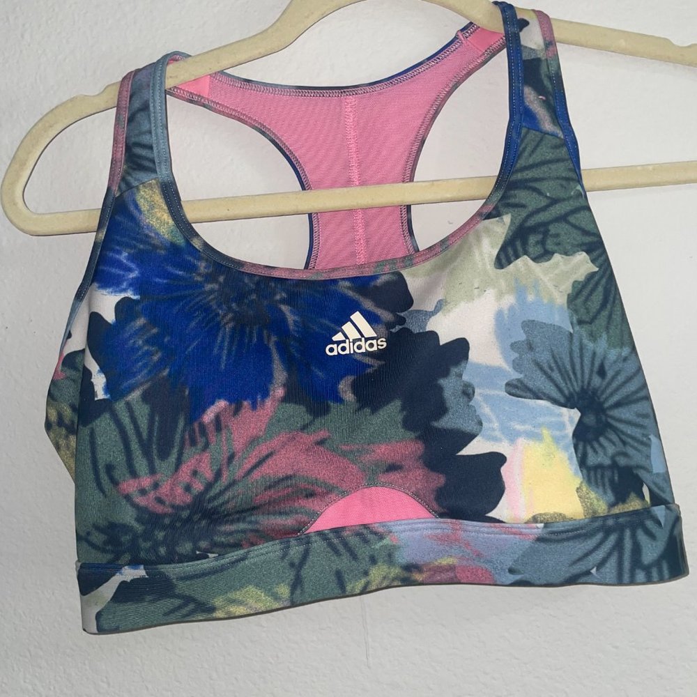 Women's Adidas Floral Sports Bra